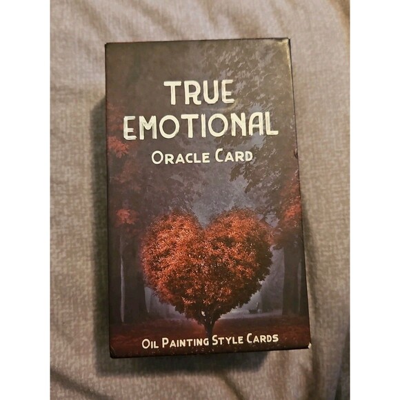 Sihui True Emotional Oracle Cards Oil Painting Style Cards Twin Flame Soulmate - Picture 1 of 13